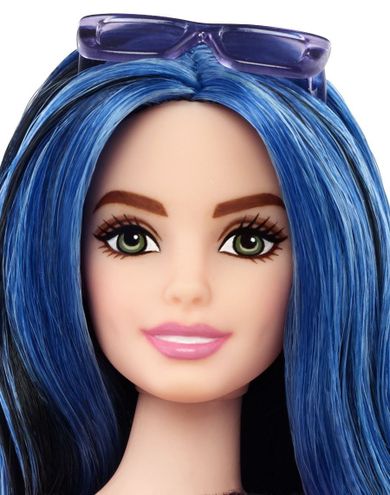 Barbie Fashionistas, Modne przyjaciółki, Słodkie paski, lalka Curvy