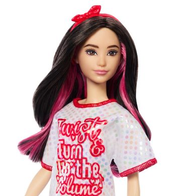 Barbie, Fashionistas, Sukienka opalizujące kropki, lalka