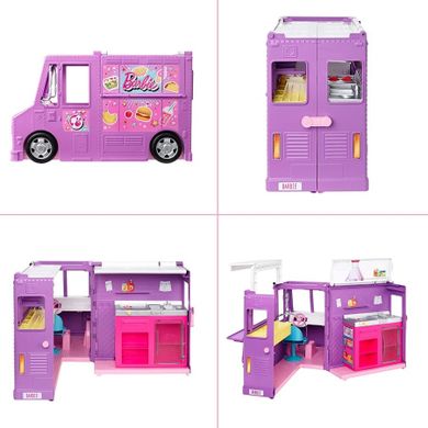 Barbie, Foodtruck, zestaw do zabawy bez lalki