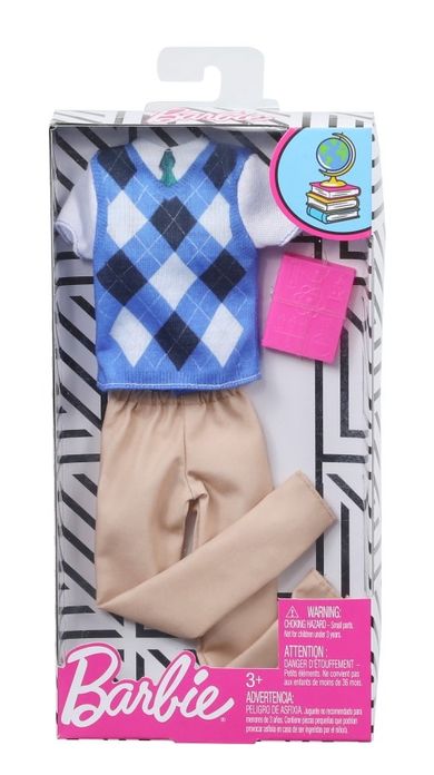 Barbie, Kariera, ubranka dla lalki, Ken nauczyciel