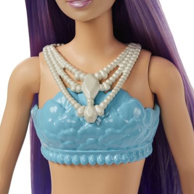 Barbie, lalka syrenka, fioletowo-niebieski ogon