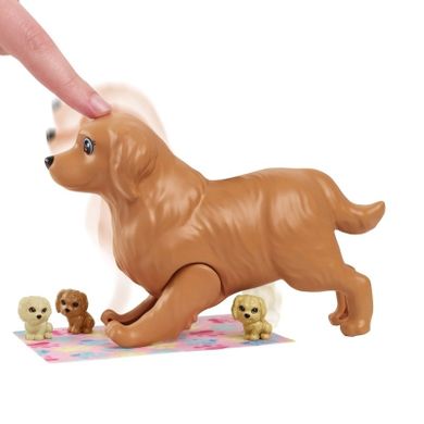 Barbie, Narodziny piesków, zestaw z lalką