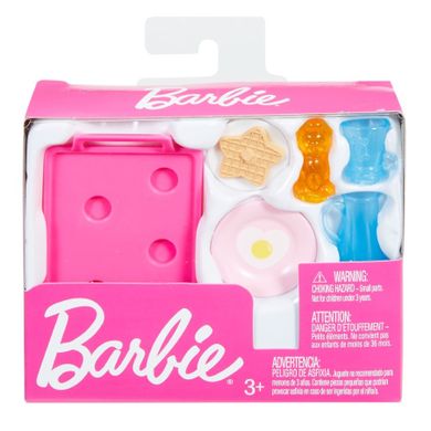 Barbie, śniadanie, akcesoria dla lalki
