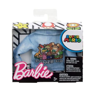 Barbie, ubranko dla lalek z bajkowym motywem Super Mario