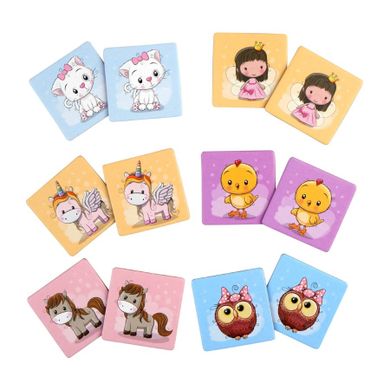 Barbo Toys, Księżniczka i Jednorożec, memory, gra pamięciowa, 36 elementów