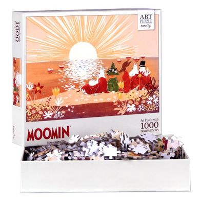 Barbo Toys, Muminki, puzzle, czerwone, 1000 elementów