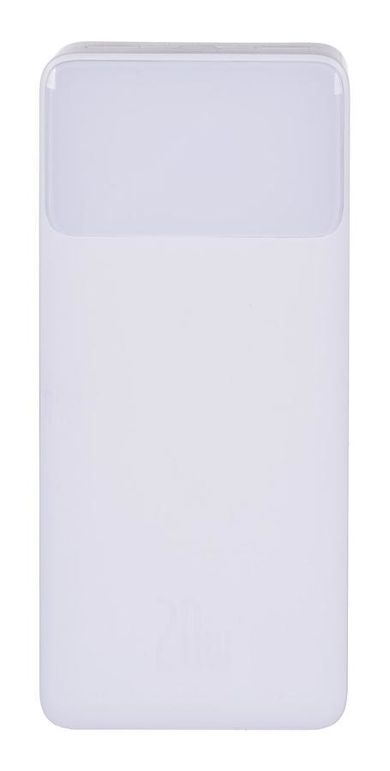 Baseus, powerbank, Bipow, 30000mah, 2xUSB, USB-C, 20w, biały