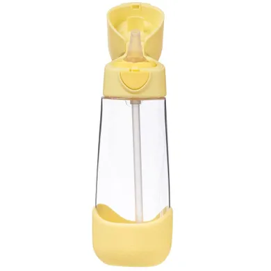B.Box, Lemon Twist, butelka na wodę tritanowa ze słomką, 600 ml