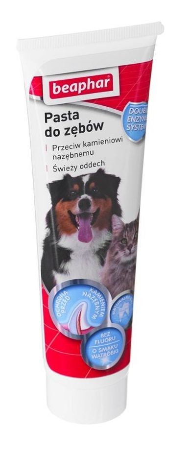 Beaphar, pasta do zębów, wątróbka dla psa i kota, 100g