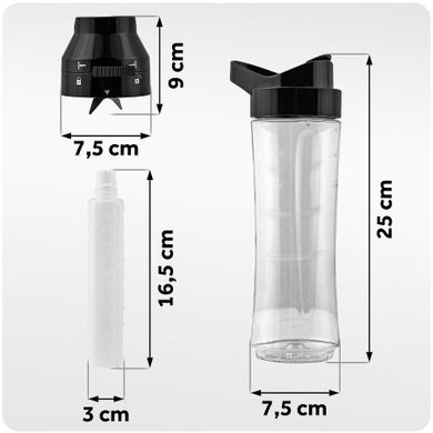 Berdsen, pojemnik, butelka do blendera, 600 ml + wkład chłodzący, BD-755