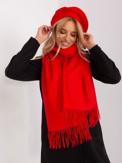 Beret damski, czerwony, Italy Moda