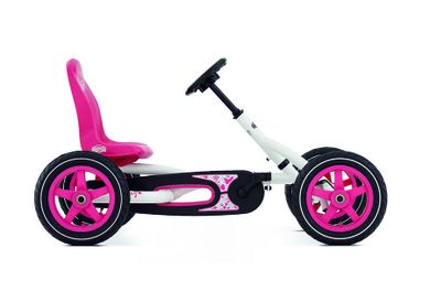 Berg, Buddy, gokart, biało-różowy