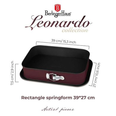 Berlinger Haus, forma tytanowa, leonardo, 39-27 cm
