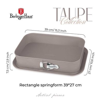 Berlinger Haus, forma tytanowa, taupe, 39-27 cm