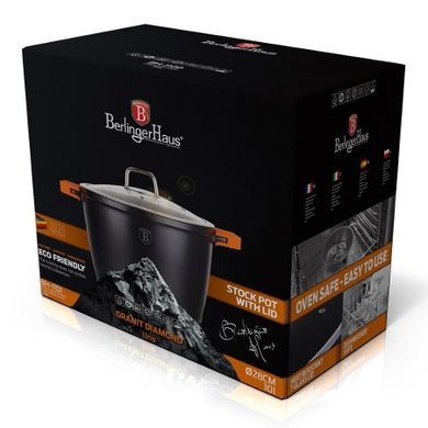 Berlinger Haus, garnek, Granit Diamond, 28 cm, 10l