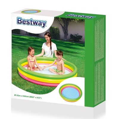 Bestway, basen dmuchany, kolorowy, 30-152 cm