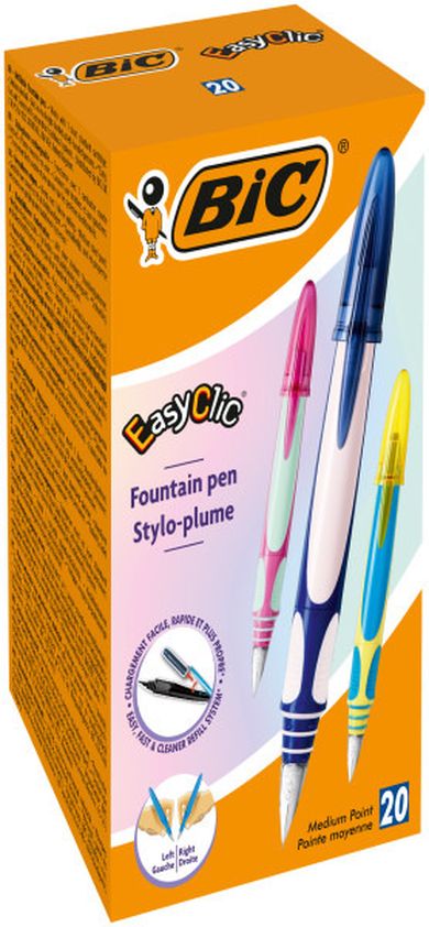Bic, Easy Clic, pióro wieczne, 20 szt.