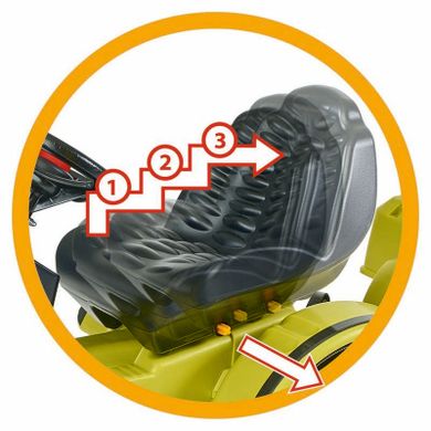 Big, Pojazd na pedały, Traktor Claas z przyczepą i łyżką