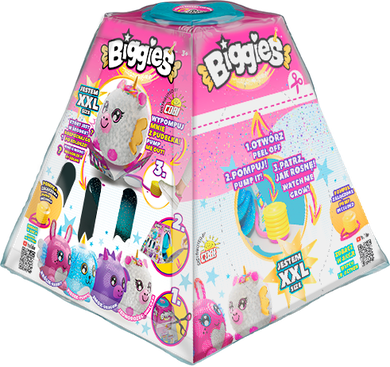 Biggies, Piesek, pompowana maskotka XXL, niebieska
