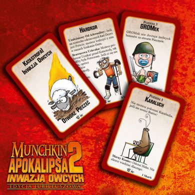 Black Monk, Munchkin Apokalipsa 2: Inwazja Owcych (edycja jubileuszowa), dodatek, gra karciana