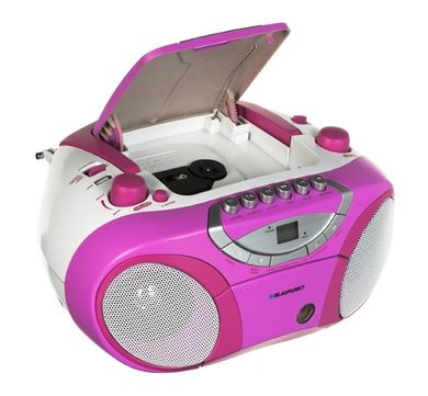 Blaupunkt, radioodtwarzacz, BB15PK, różowy