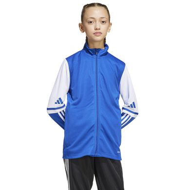 Bluza dziecięca, rozpinana, niebieska, Adidas Squadra