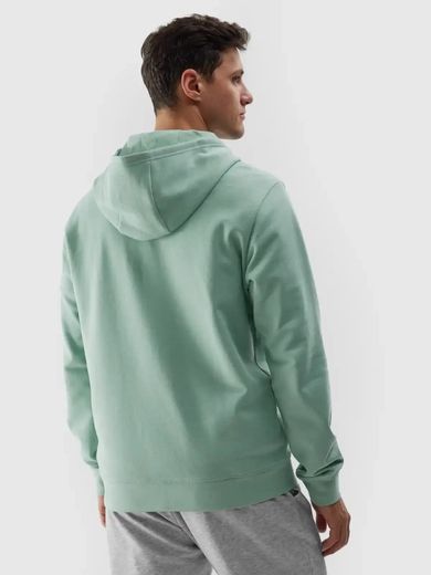 Bluza męska z kapturem, miętowa, 4F