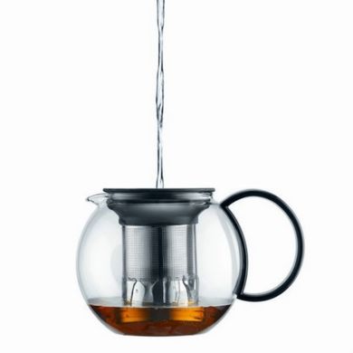 Bodum, Assam, zaparzacz z sitkiem, czarny, 0,5 l