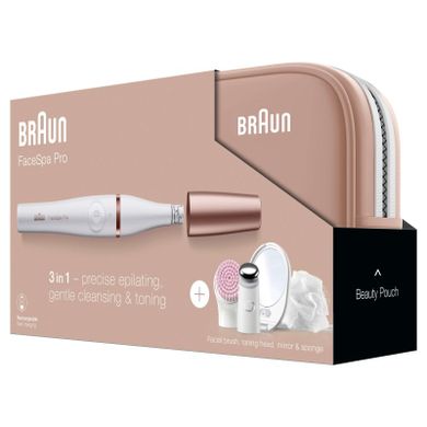 Braun, FaceSpa Pro, depilator do twarzy, 3w1, 922GS