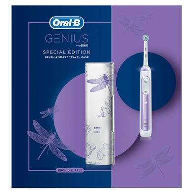 Braun, Oral-B, Genius 10000N, szczoteczka elektryczna z bluetooth, orchid purple
