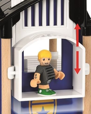 Brio World, Komisariat policji, zabawka drewniana, zestaw z figurkami