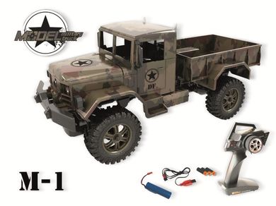 Bruder, M1 RC-Truck, ciężarówka wojskowa 1:12, 2,2 GHz, 3,7V, 1200 mAh