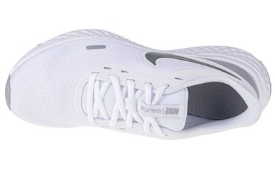 Buty do biegania damskie, białe, Nike Revolution 5