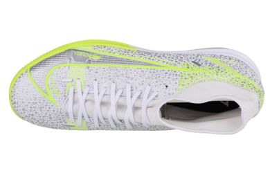 Buty piłkarskie męskie, halowe, srebrne, Nike Mercurial Superfly 8 Academy IC