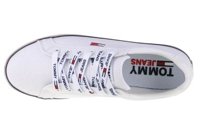 Buty sportowe damskie, białe, Tommy Hilfiger Jeans Wm Mono Sneaker