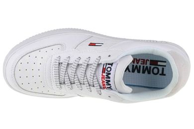 Buty sportowe damskie, białe, Tommy Hilfiger Jeans Wm Reflective Basket