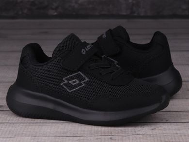 Buty sportowe dziecięce, czarne, Lotto Connect OC K