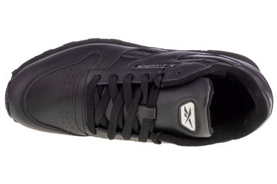 Buty sportowe dziecięce, czarne, Reebok Classic Leather Jr