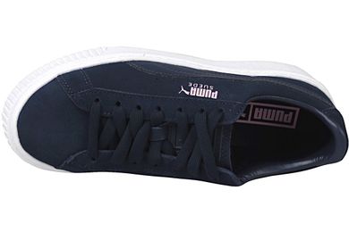 Buty sportowe dziecięce, granatowe, Puma Suede Platform JR