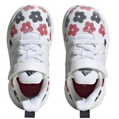 Buty sportowe dziewczęce, białe, Adidas FortaRun 2.0 EL K GZ9751