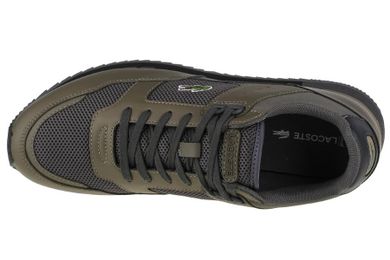 Buty sportowe męskie, zielone, Lacoste Partner Piste 0721 1 SMA