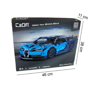 Cada, Bugatti, klocki konstrukcyjne, pojazd, 1200 elementów