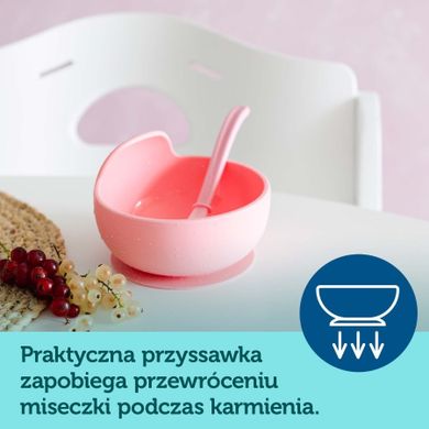 Canpol babies, miseczka silikonowa z przyssawką, turkusowa, 300 ml