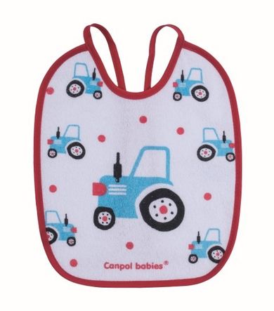 Canpol babies, Vehicles, śliniak, 3 szt.