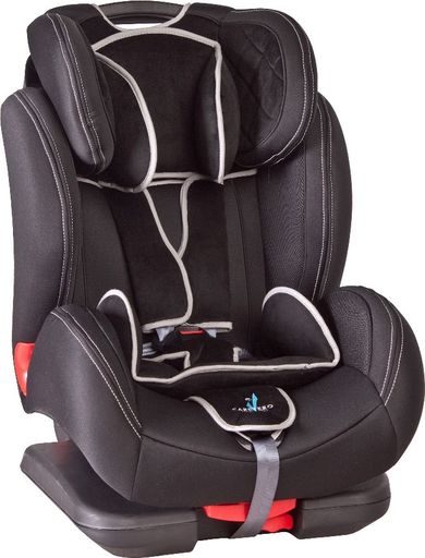 Caretero, Diablo FIX, Fotelik samochodowy, 9-36 kg, Black