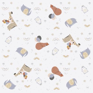 Ceba baby, Giraffe & Friends, Less mess mat, mata ochronna, 120-120 cm