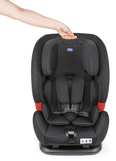 Chicco, Akita, fotelik samochodowy, 9-36 kg, Black