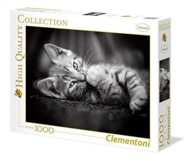 Clementoni, High Quality, Kotek, puzzle, 1000 elementów