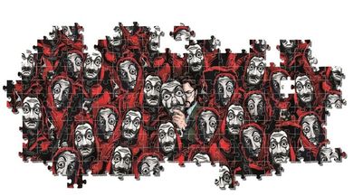 Clementoni La Casa De Papel Puzzle, 1000 Teile – Für Erwachsene & Kinder Ab 9 Jahren, 69x50 Cm