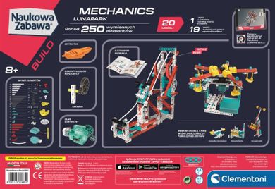 Clementoni, Laboratorium Mechaniki, Lunapark 2.0, zestaw konstrukcyjny